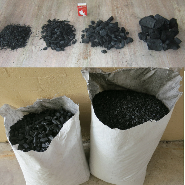 two sack of charcoal