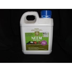 a jug of neem plant spray